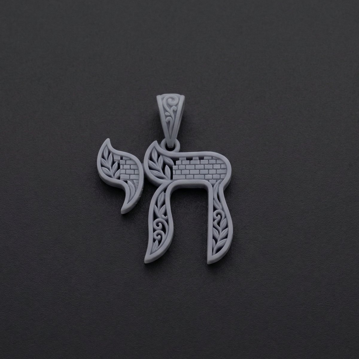 Chai Pendant 3D Print